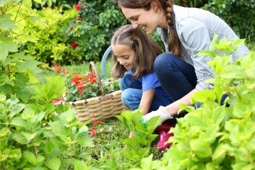 Maintaining a well-kept lawn in Malden Rushett with professional mowing